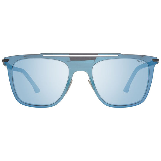 Police Blue Plastic Sunglasses