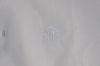 Cavalli Light Blue Cotton Slim Fit Dress Shirt