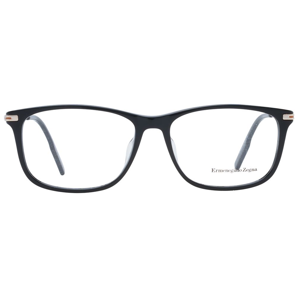 Ermenegildo Zegna Black Plastic Glasses (Frames)