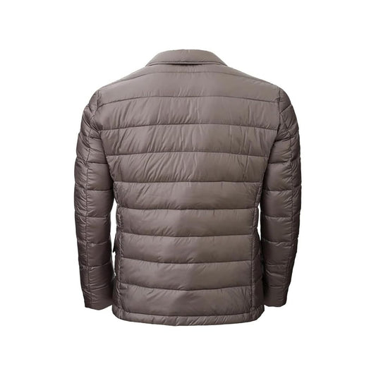 Add Gray Polyamide Men Jacket