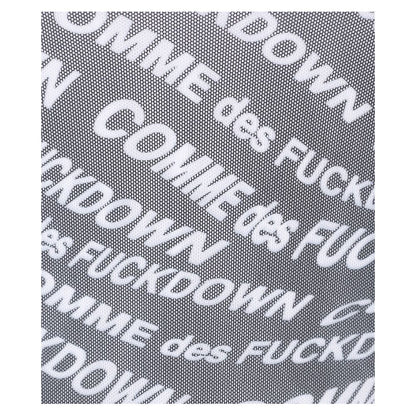 Comme Des Fuckdown Black Polyester Women T-Shirt