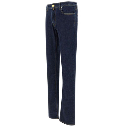 Jacob Cohen Blue Stretch Denim Men's Jeans