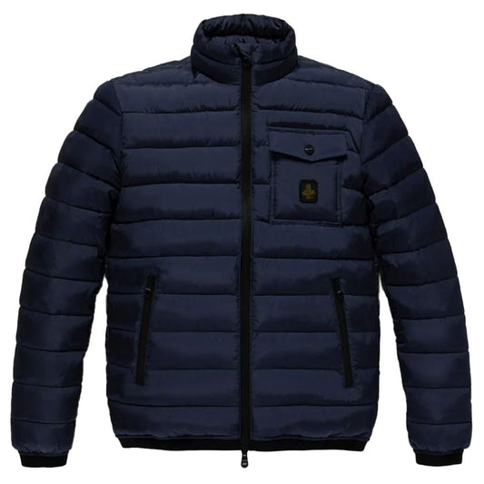 Refrigiwear Blue Nylon Men Jacket