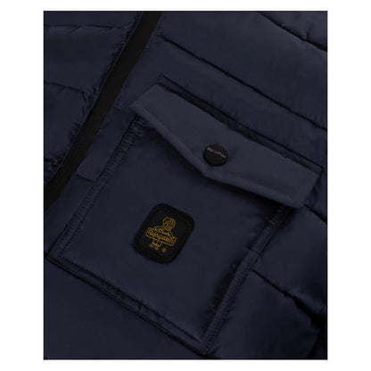 Refrigiwear Blue Nylon Men Jacket