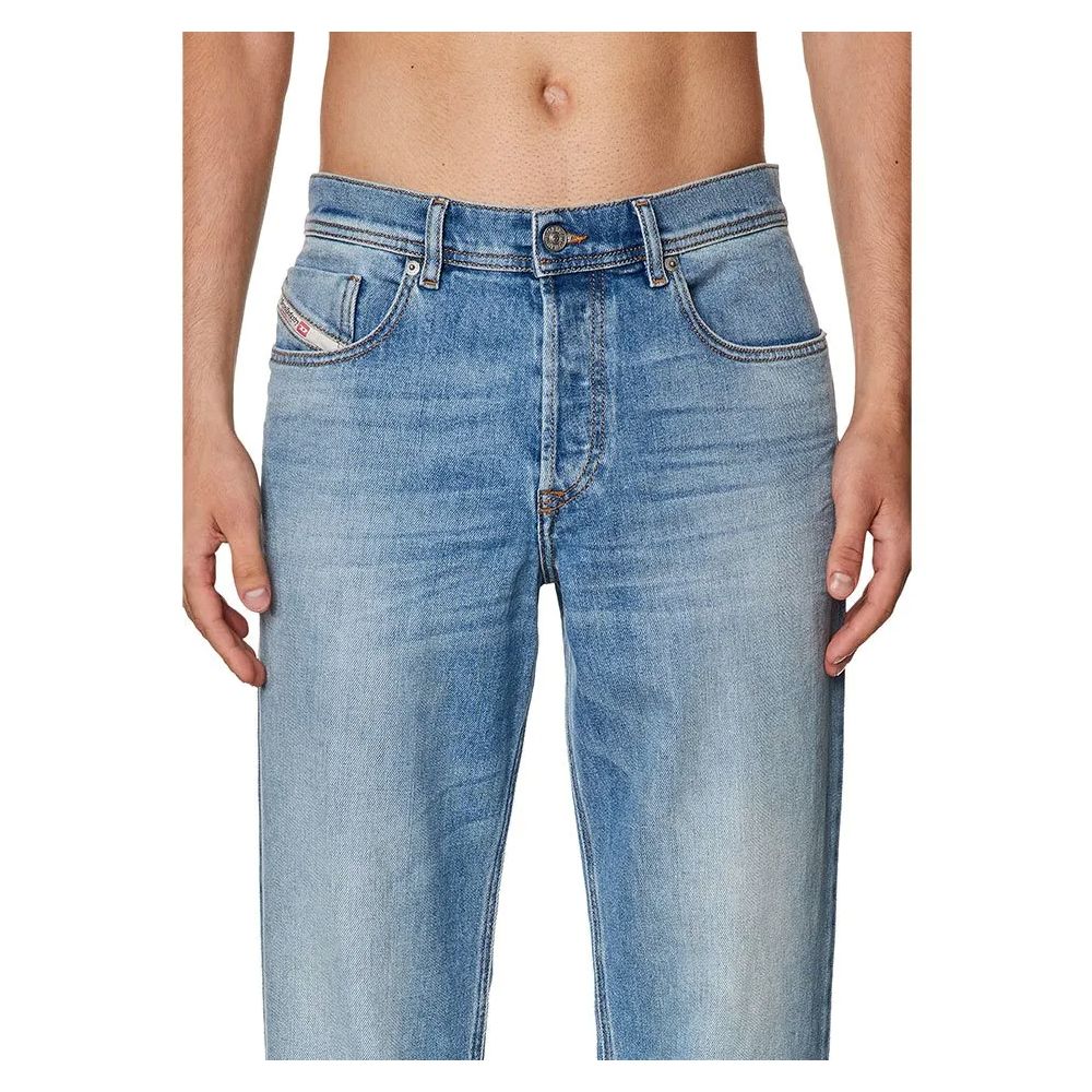 Diesel Blue Cotton Men Jeans