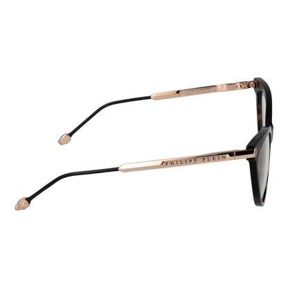 Philipp Plein Brown Cellulose Acetate Glasses (Frames)