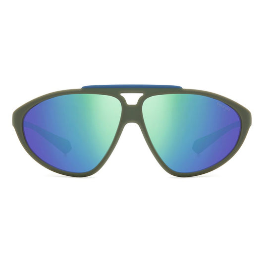 Polaroid Green Rubber Sunglasses