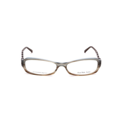 Alexander McQueen Brown Acetate Glasses (Frames)