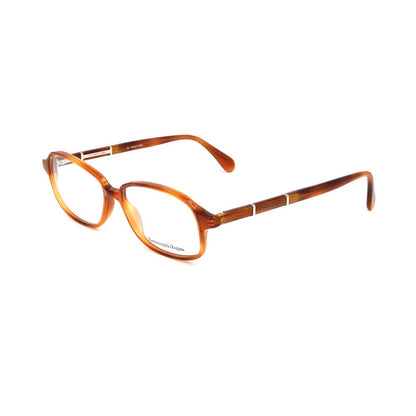 Ermenegildo Zegna Brown Plastic Glasses (Frames)