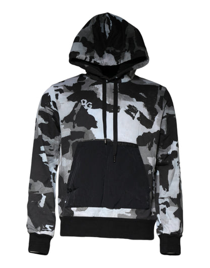 Dolce & Gabbana Multicolor Camouflage Men Hooded Sweater (Copy)