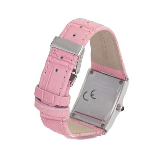 Chronotech Multicolor Leather Dress Watch
