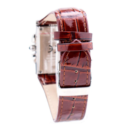 Chronotech Brown Leather Dress Watch