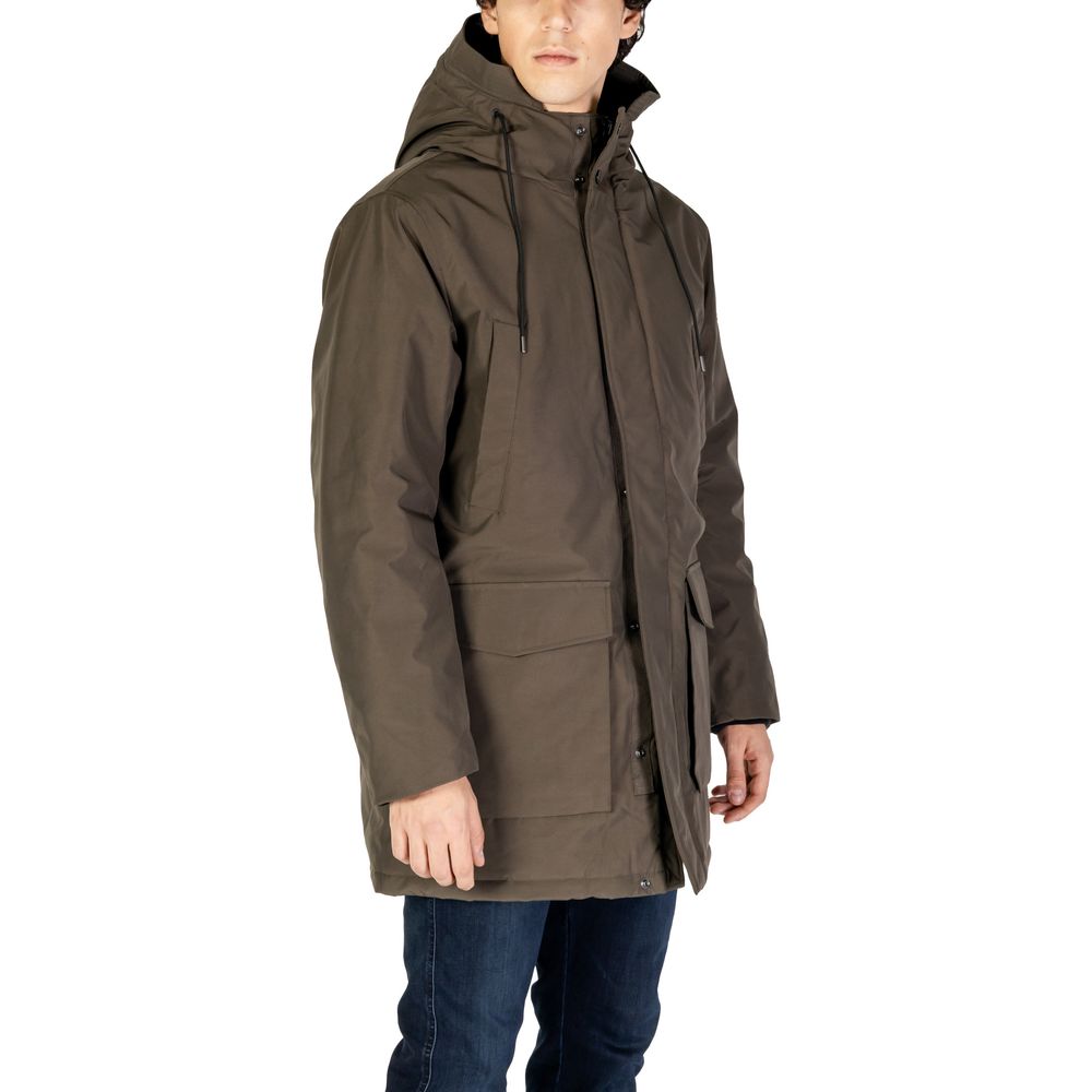 Replay Green Polyamide Parka