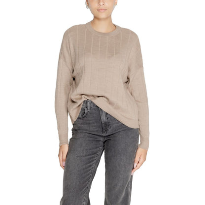 Only Beige Marabou Sweater
