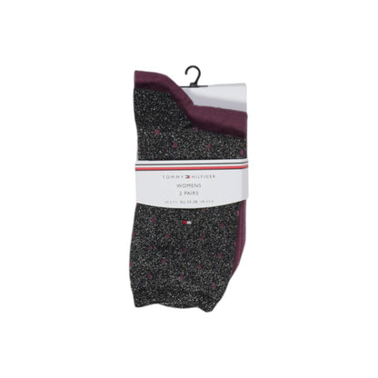 Tommy Hilfiger Black Cotton Socks