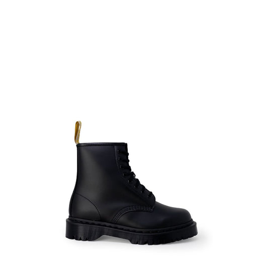 Dr. Martens Black Polyester Lace-Up Boots