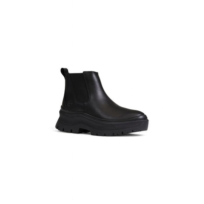 Timberland Black Leather Ankle Boots