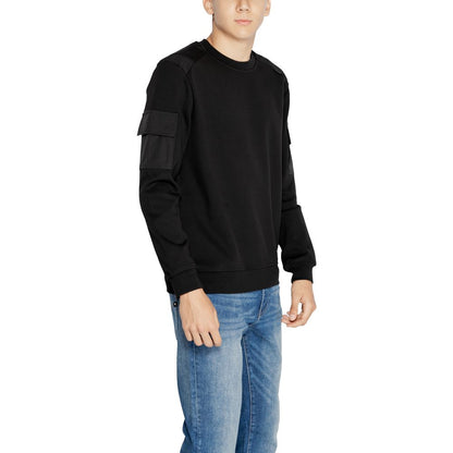 Antony Morato Black Cotton Sweatshirt