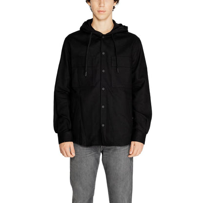 Antony Morato Black Cotton Shell Jacket