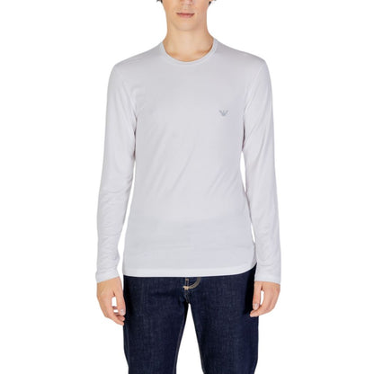 Emporio Armani Underwear White Modal Long Sleeve T-Shirt