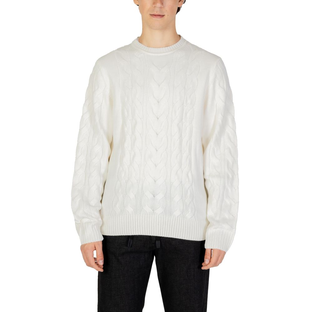 Hamaki-Ho White Marabou Sweater