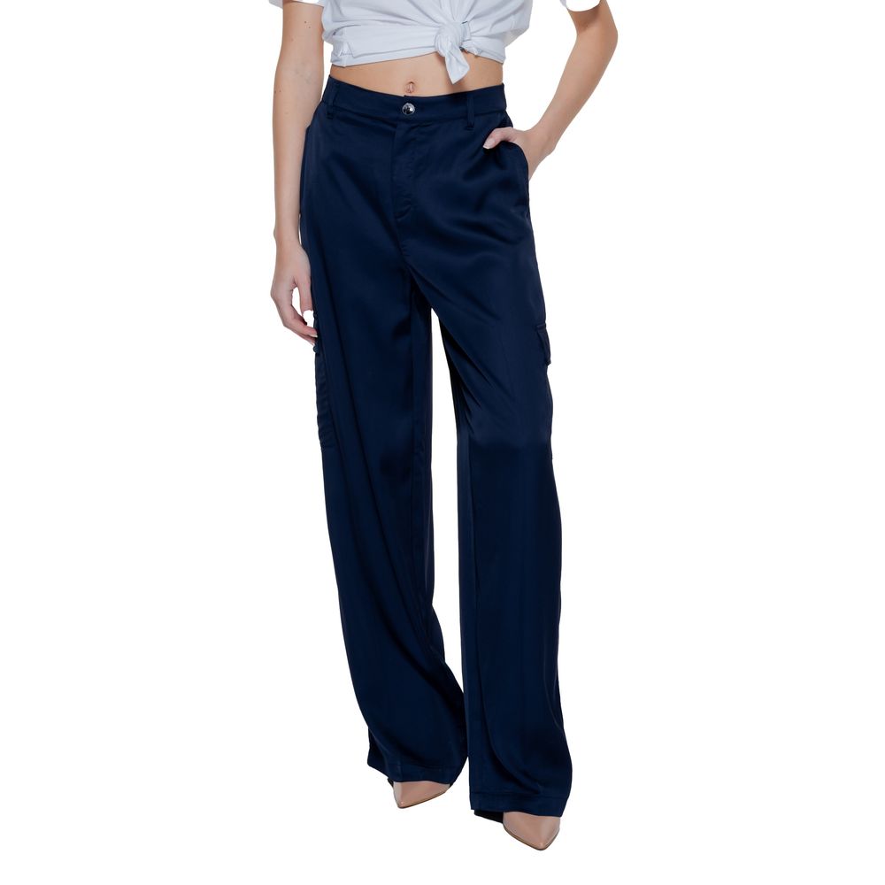 Street One Blue Viscose Pant