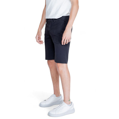 Antony Morato Black Cotton Bermuda Shorts