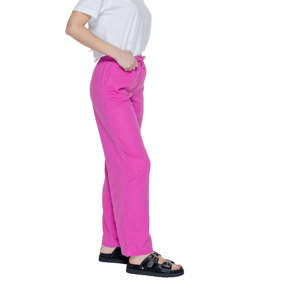 Only Pink Linen Pant