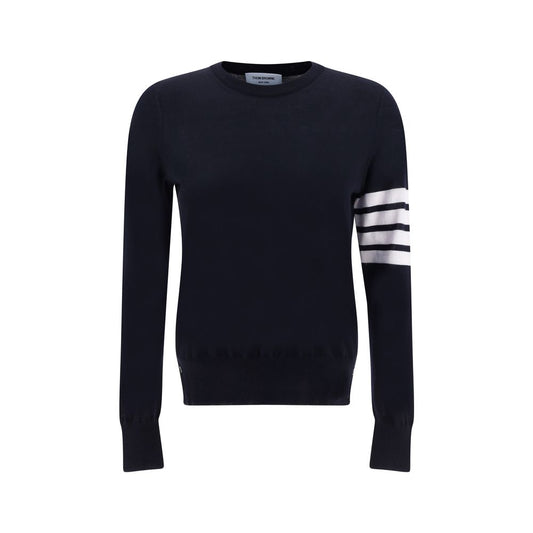 Thom Browne Gray Fleece Wool Sweatshirt