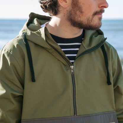 Men's Ebb Water-Repellent Smock   Rust & Solent