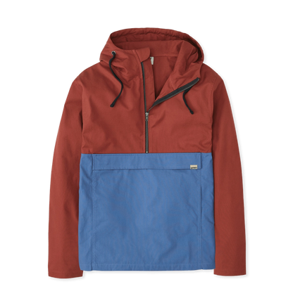 Men's Ebb Water-Repellent Smock   Rust & Solent