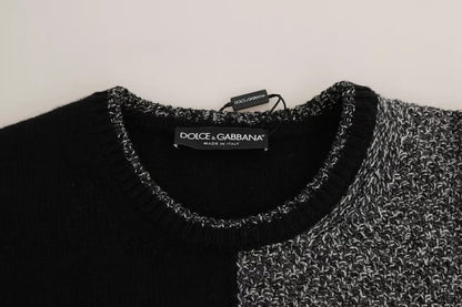 Dolce & Gabbana Multicolor KING Knight Monkey Knitted Cashmere Wool Sweater
