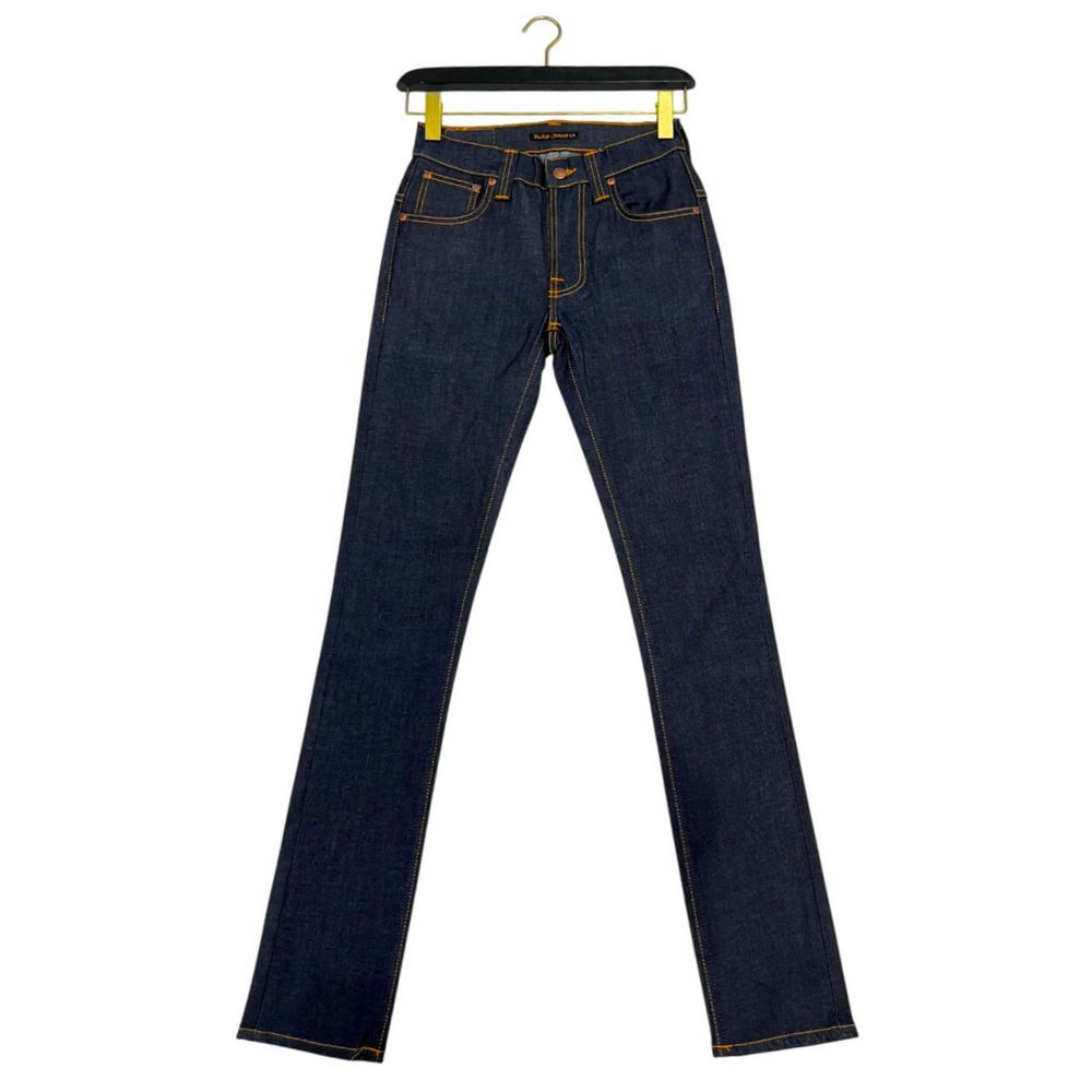 Nudie Jeans Blue Cotton Jeans Denim