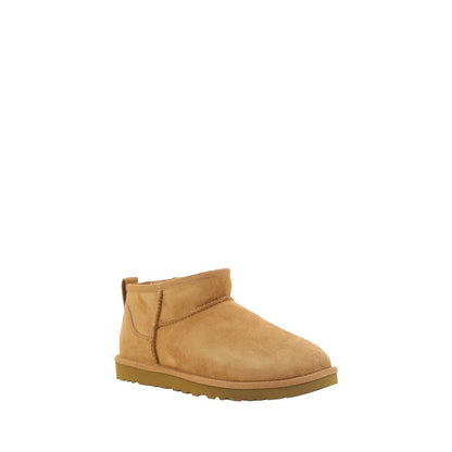 UGG Brown Goatskin Ankle Boots