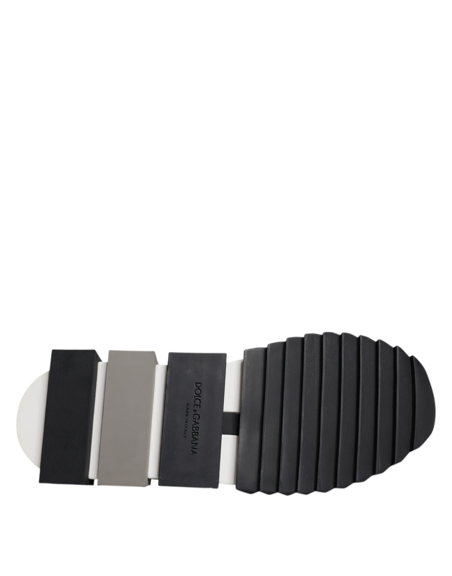 Dolce & Gabbana Black White Slip On Sorrento Sneakers Shoes