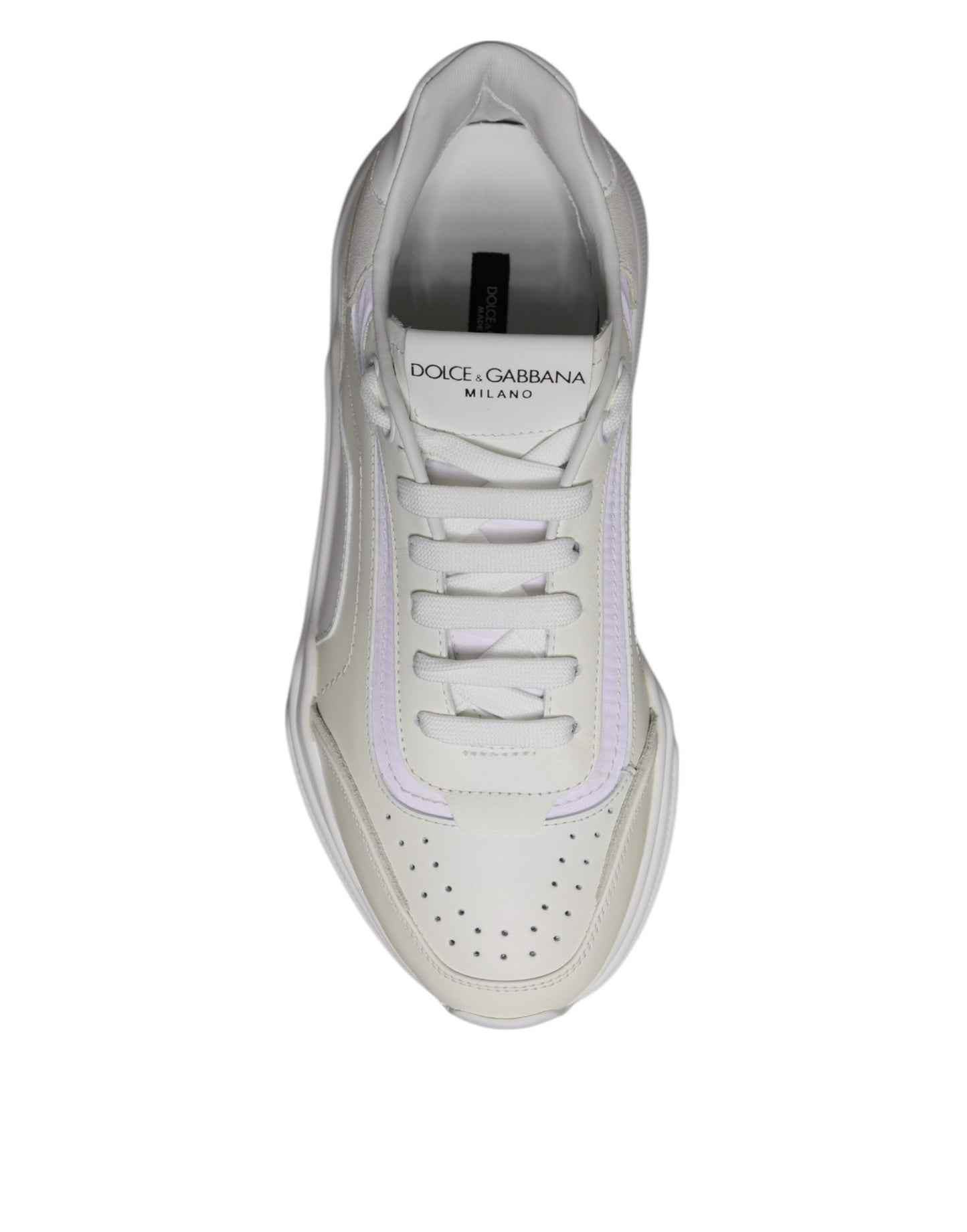 Dolce & Gabbana White Daymaster Low Top Sneakers Shoes