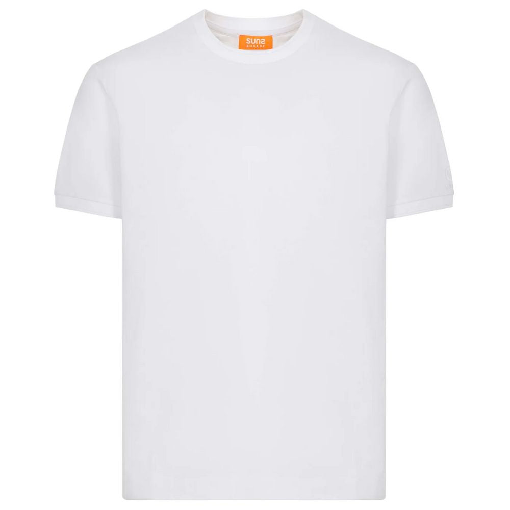 Suns White Cotton T-Shirt