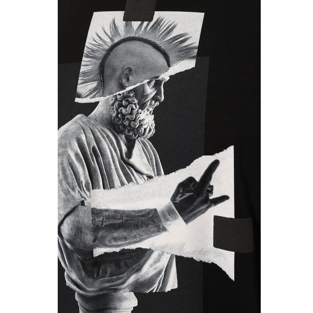 Diego Venturino Black Cotton T-Shirt