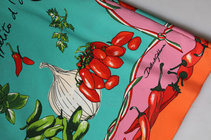 Dolce & Gabbana Multicolor Floral Silk Sleeveless Tank Top