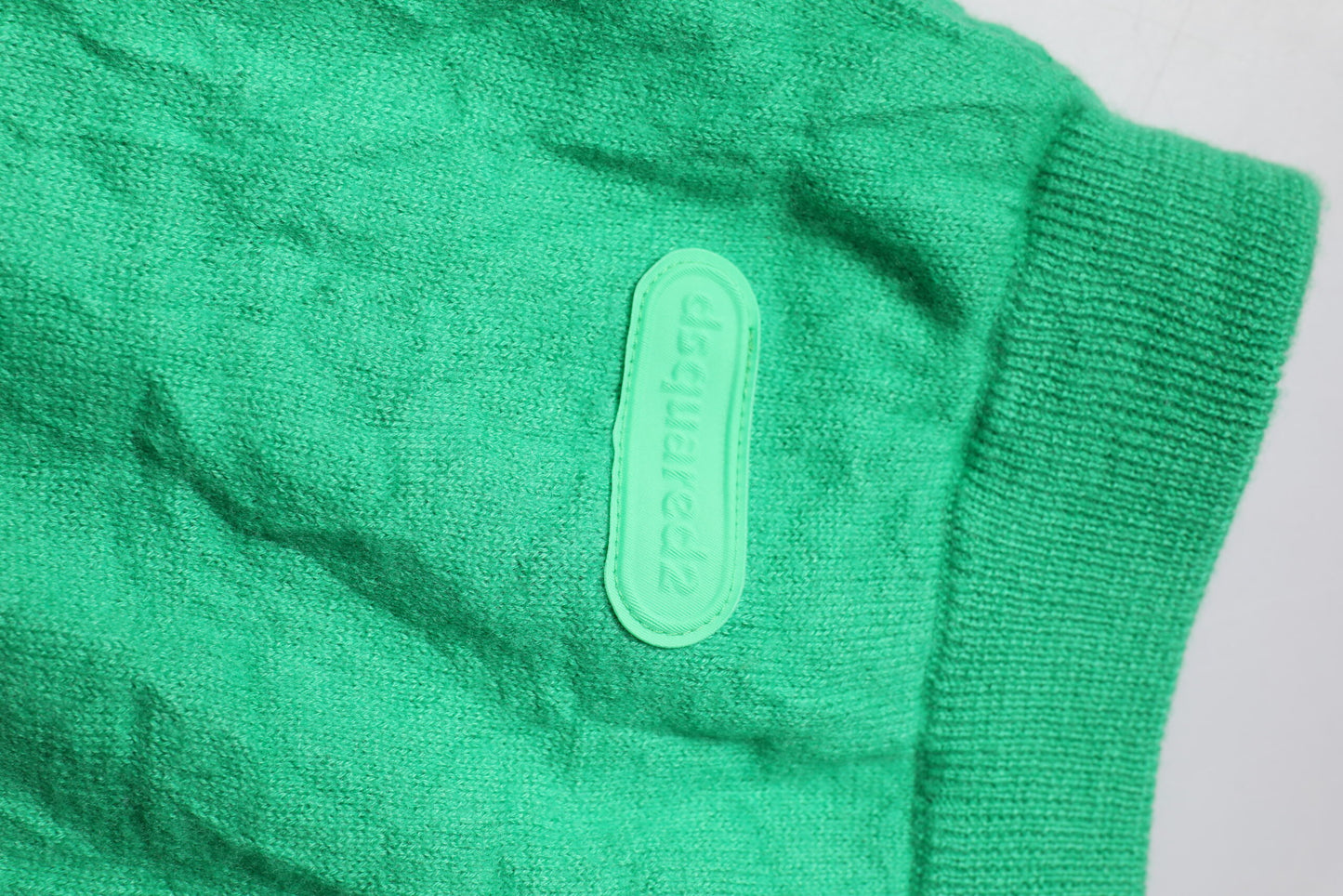 Dsquared² Green Cotton Elastic Waist Men Casual Pants