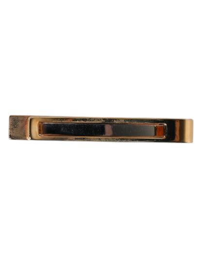 Dolce & Gabbana Multicolor Gold Tone Brass Tie Clip Bar