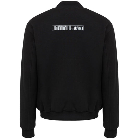 Dolce & Gabbana Black Viscose Bomber
