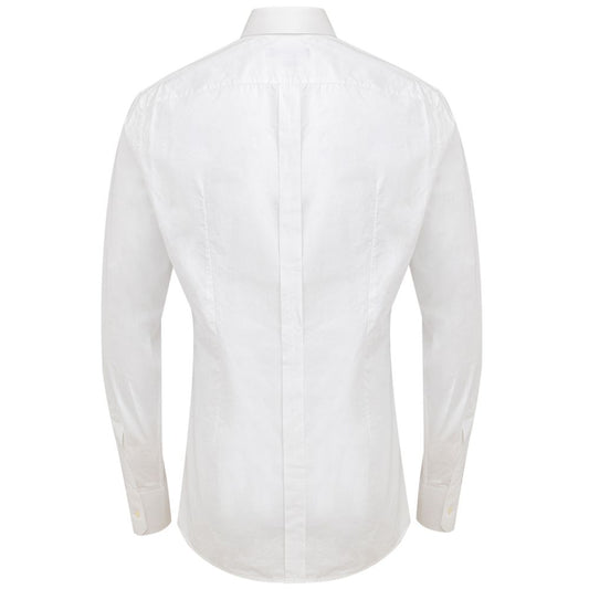 Dolce & Gabbana White Cotton Dress Shirt