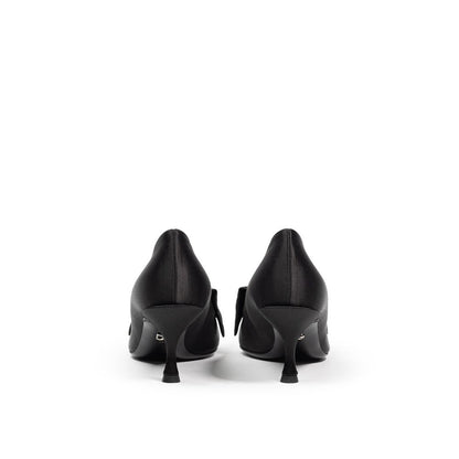 Dolce & Gabbana Black Viscose Pumps