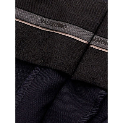 Valentino Black Wool Dress Pants