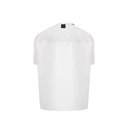 Emporio Armani White Cotton T-Shirt
