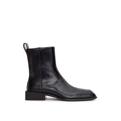Alexander Wang Black Leather Ankle Boots