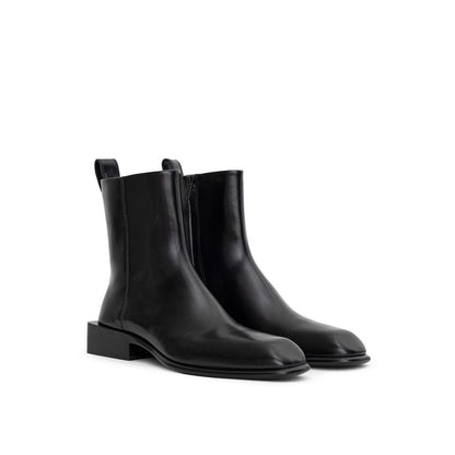 Alexander Wang Black Leather Ankle Boots