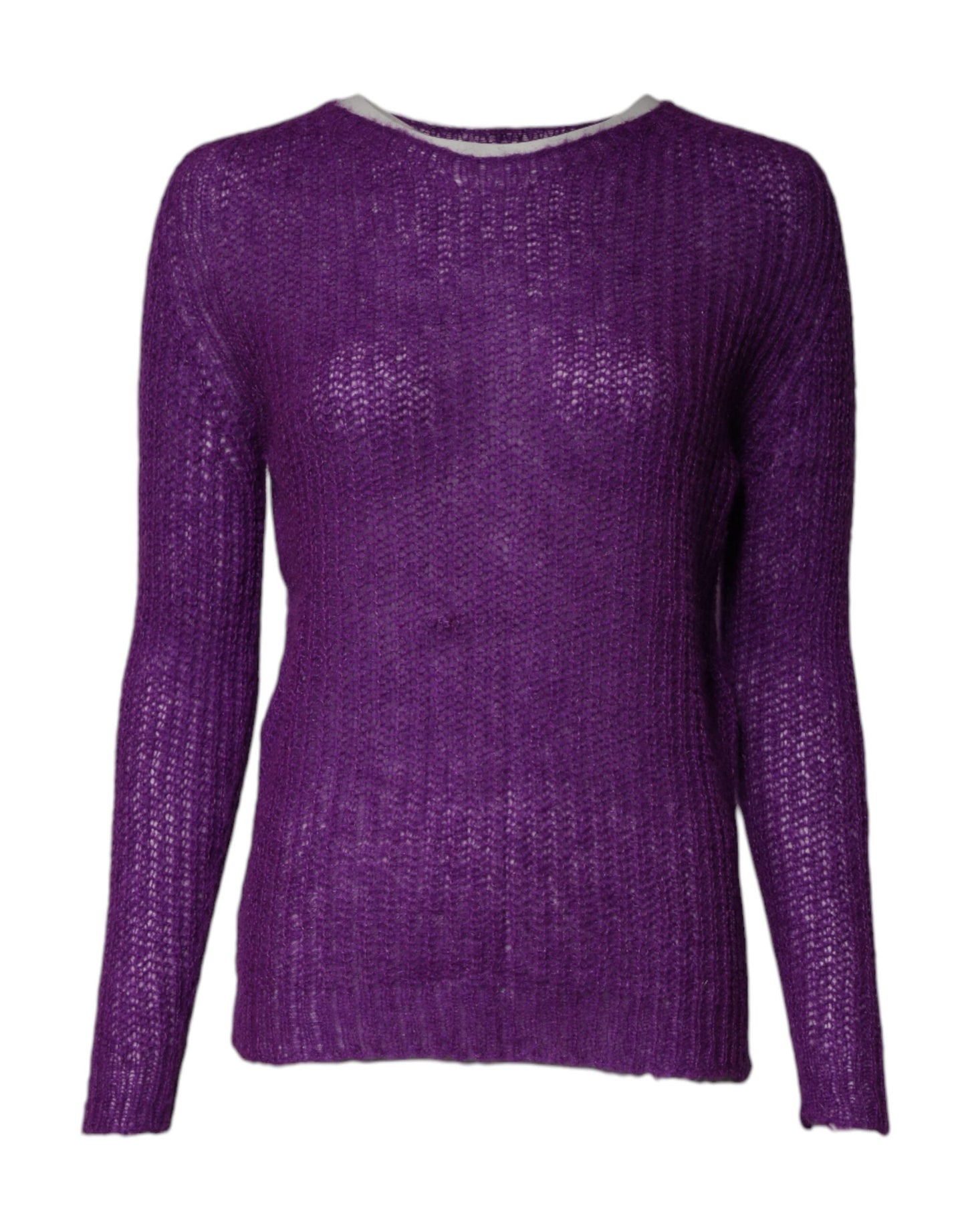 PINK MEMORIES Violet Knitted Long Sleeves Round Neck Sweater
