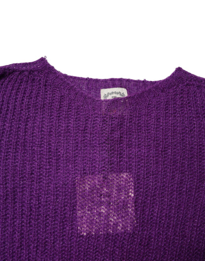 PINK MEMORIES Violet Knitted Long Sleeves Round Neck Sweater